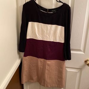 White House Black Market Color Block Dress